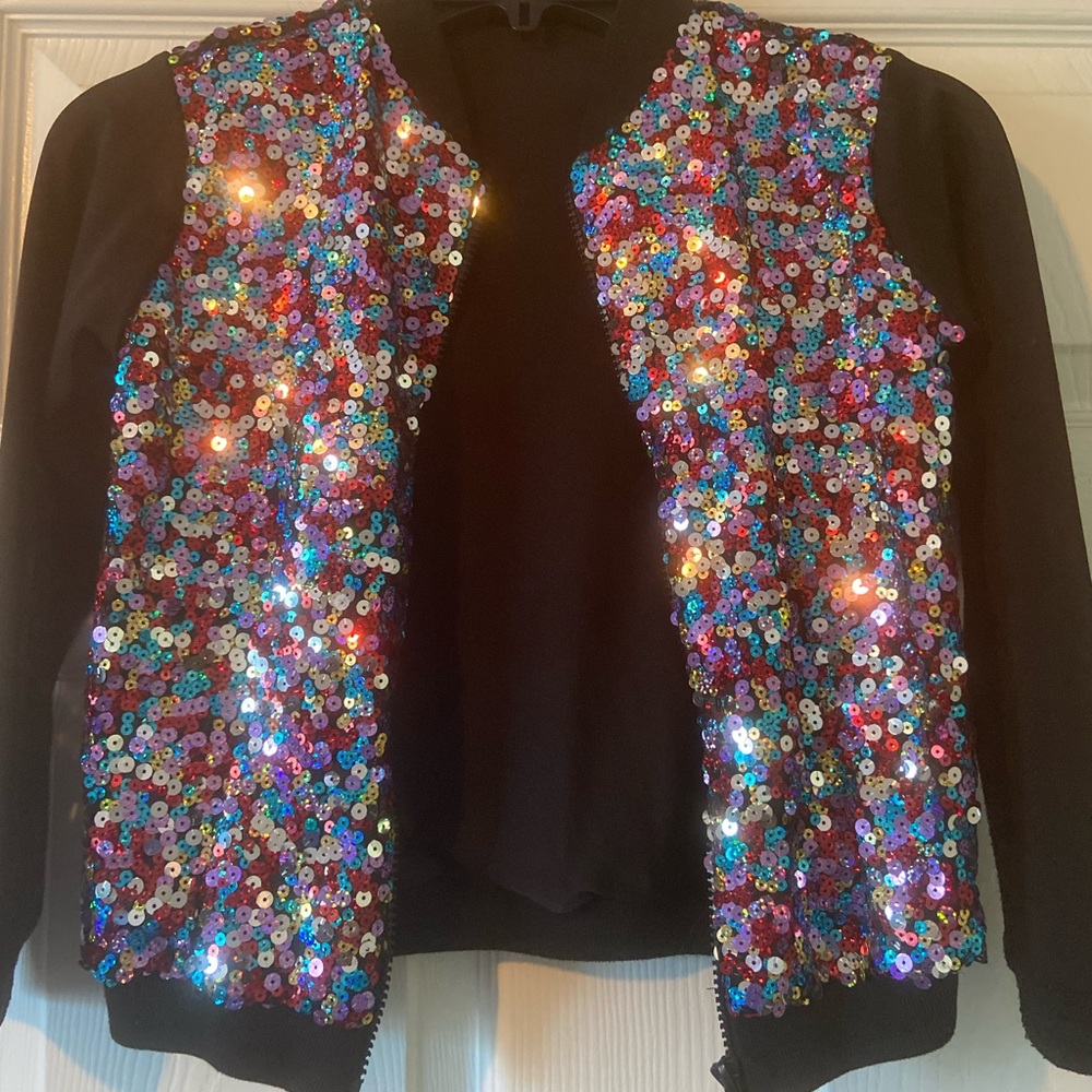Girls sparkle jacket